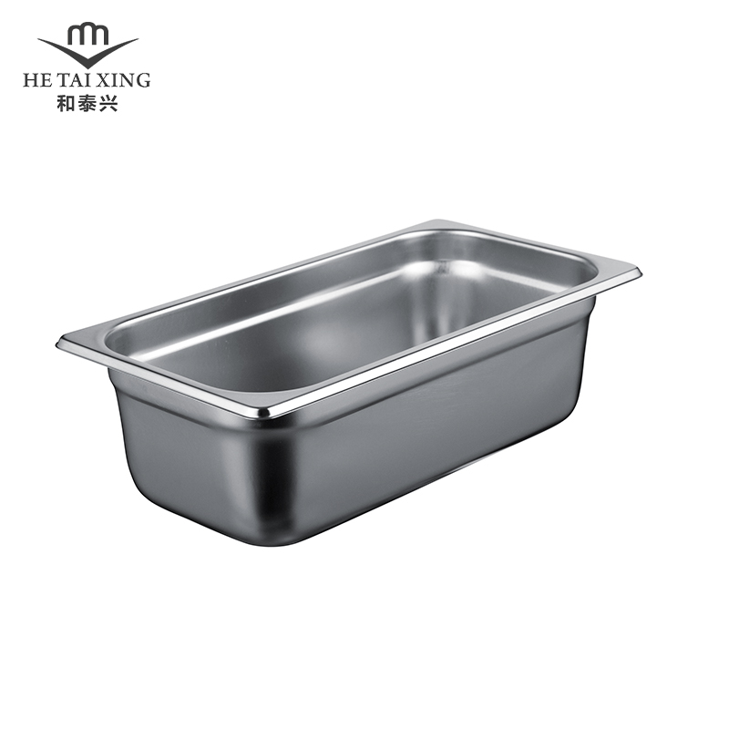 Nihon Catering Gastronorm Pans 1/3 Taille 100 mm Poêle à vapeur profonde pour ensemble de restauration