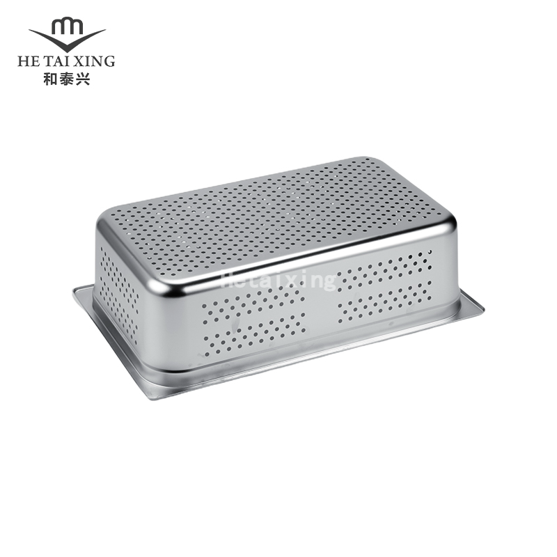 Poêle GN perforée de style JPN 1/1 de 150 mm de profondeur pour différents types de casseroles