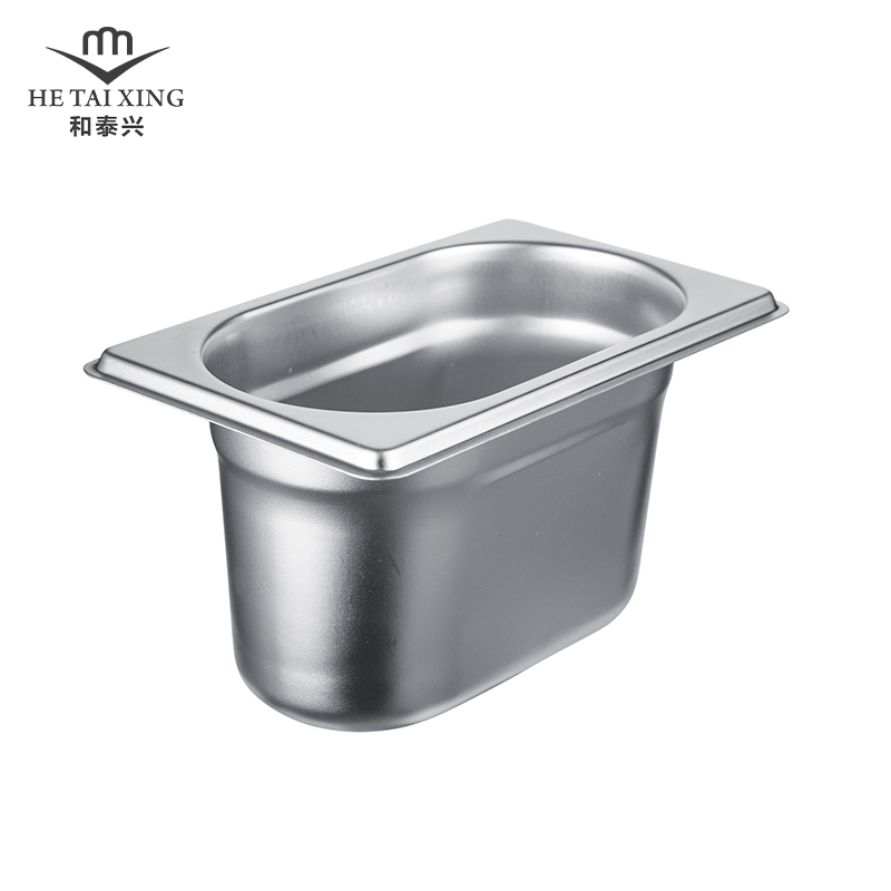 Récipient alimentaire gastronorme taille 1/9 100mm de profondeur 1 9 poêle pour accessoires de cuisine