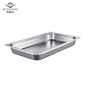 JPN Style GN Pan 1/1 taille 65 mm de profondeur récipient alimentaire thermique pour poêle à vapeur