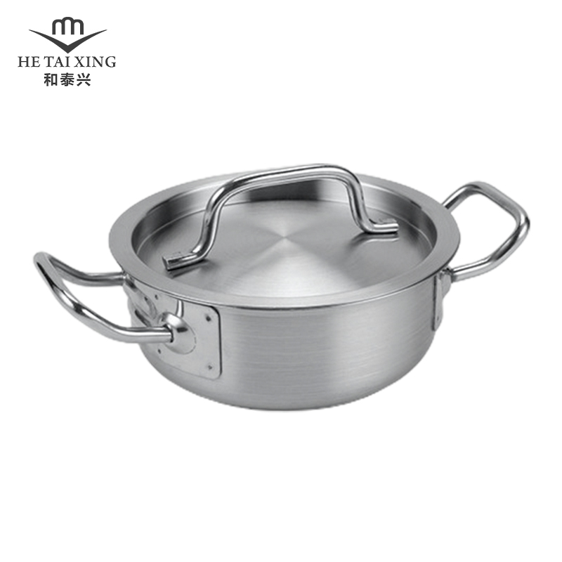 Petite casserole pour table de cuisson électrique, petite poêle d'un demi-litre avec côtés bas