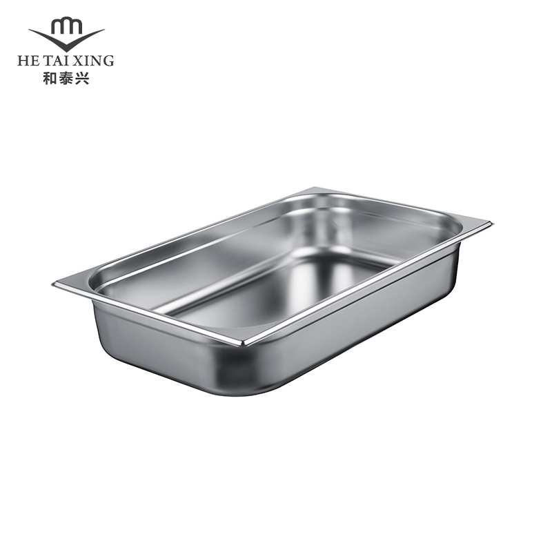 Poêle GN de ​​Style européen, taille 1/1, 100mm de profondeur, récipient pour garder les aliments au chaud, équipement de cuisine, restauration rapide