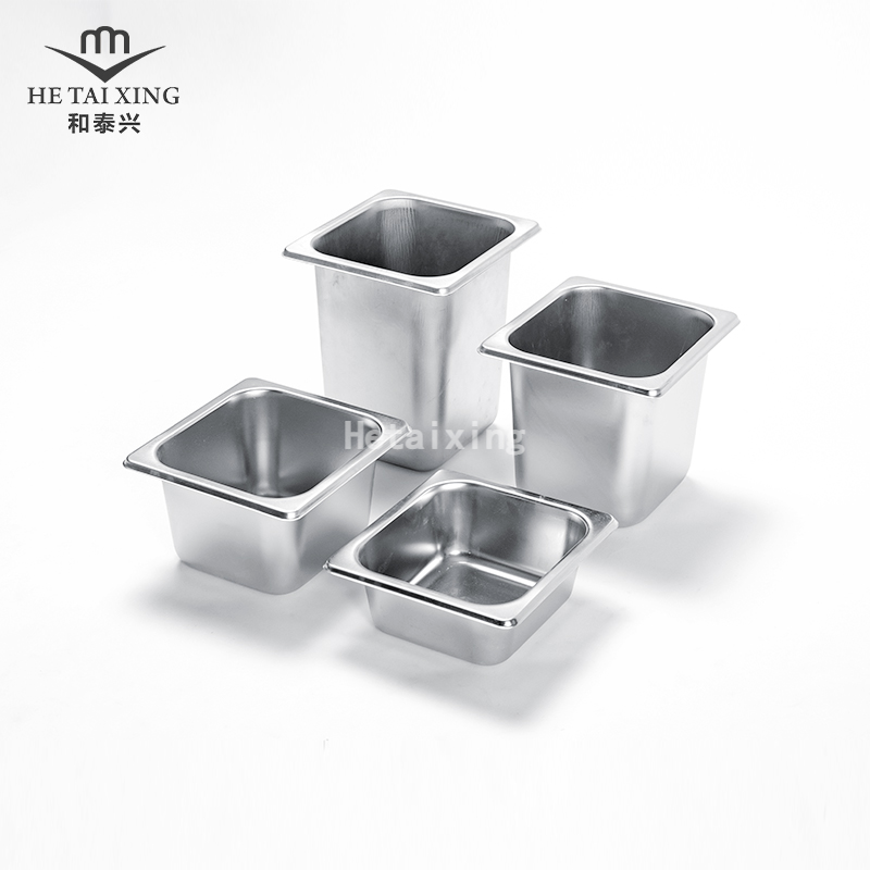 Récipient gastronorme de service alimentaire de Type américain, taille 1/6, 150mm de profondeur, 6 casseroles pour équipement de cuisine de Restaurant