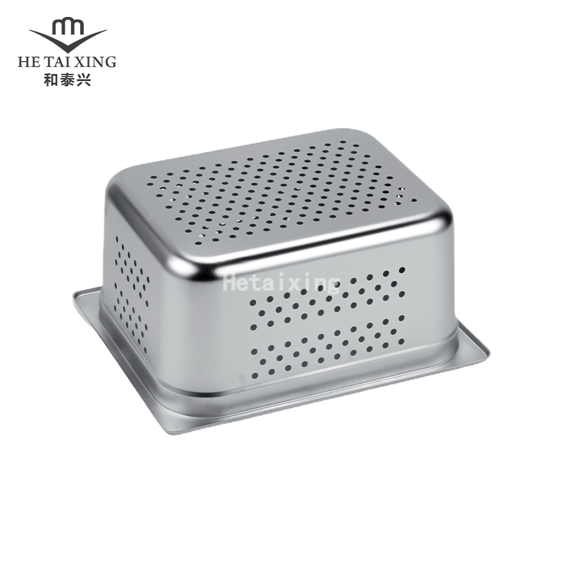 Poêle gastronorme japonaise perforée 1/2, poêle profonde de 150mm avec cuiseur vapeur pour 20 ustensiles et équipements de cuisine