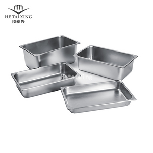 Poêle GN de ​​Style américain, taille 1/1, casseroles de Table à vapeur profonde de 100mm pour grand Chef